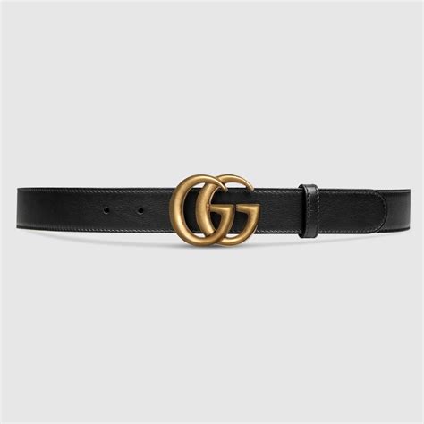 gucci belt serial number 414516|Men's Slim Black Leather Belt With Gold Double G Buckle.